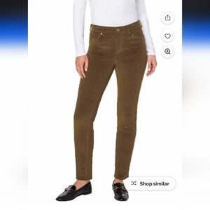 Well Worn Tan Corduroy Skinny Pants